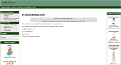 Desktop Screenshot of produtosuteis.com
